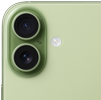 iPhone 17 mostrato da dietro, sistema di fotocamere Fusion nell’angolo in alto a sinistra